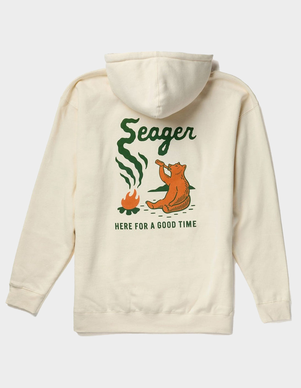 SEAGER Smokey Mens Hoodie - BONE