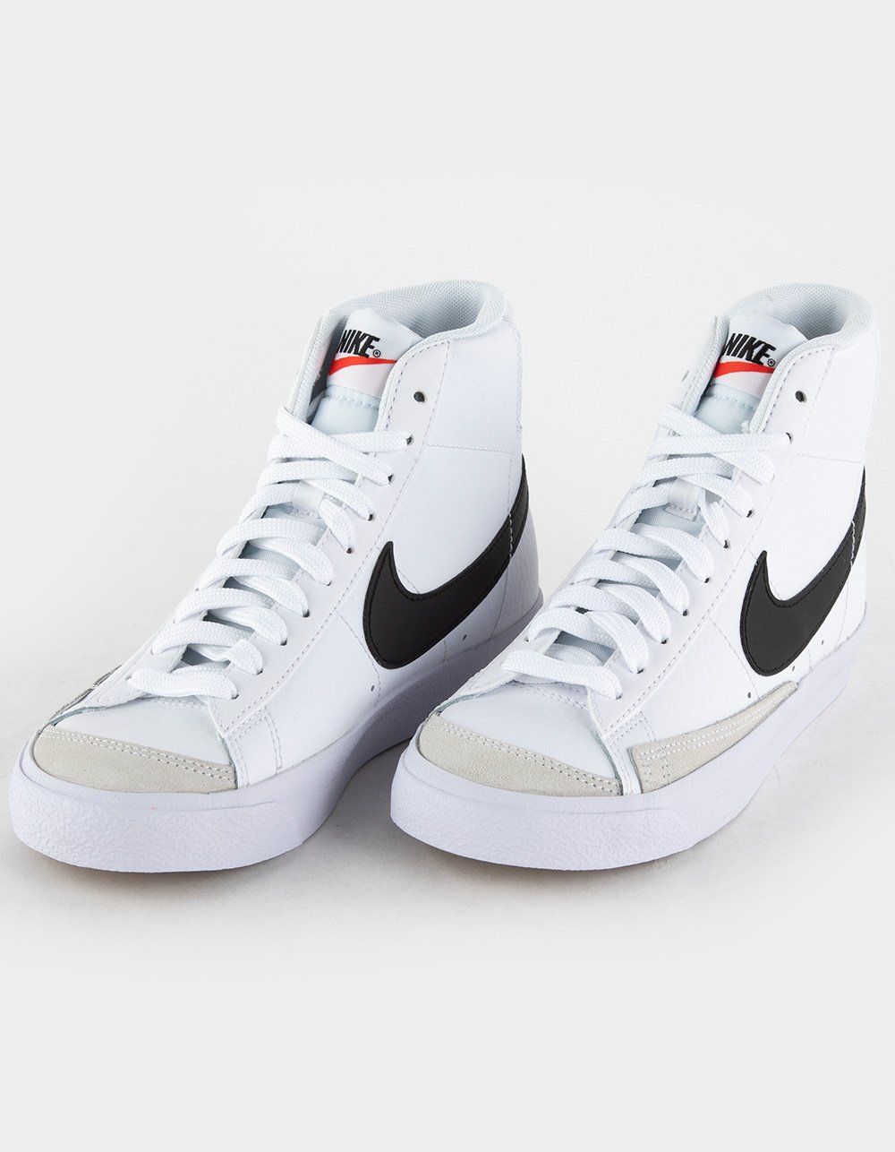NIKE Blazer Mid '77 Kids Shoes - WHT/BLK