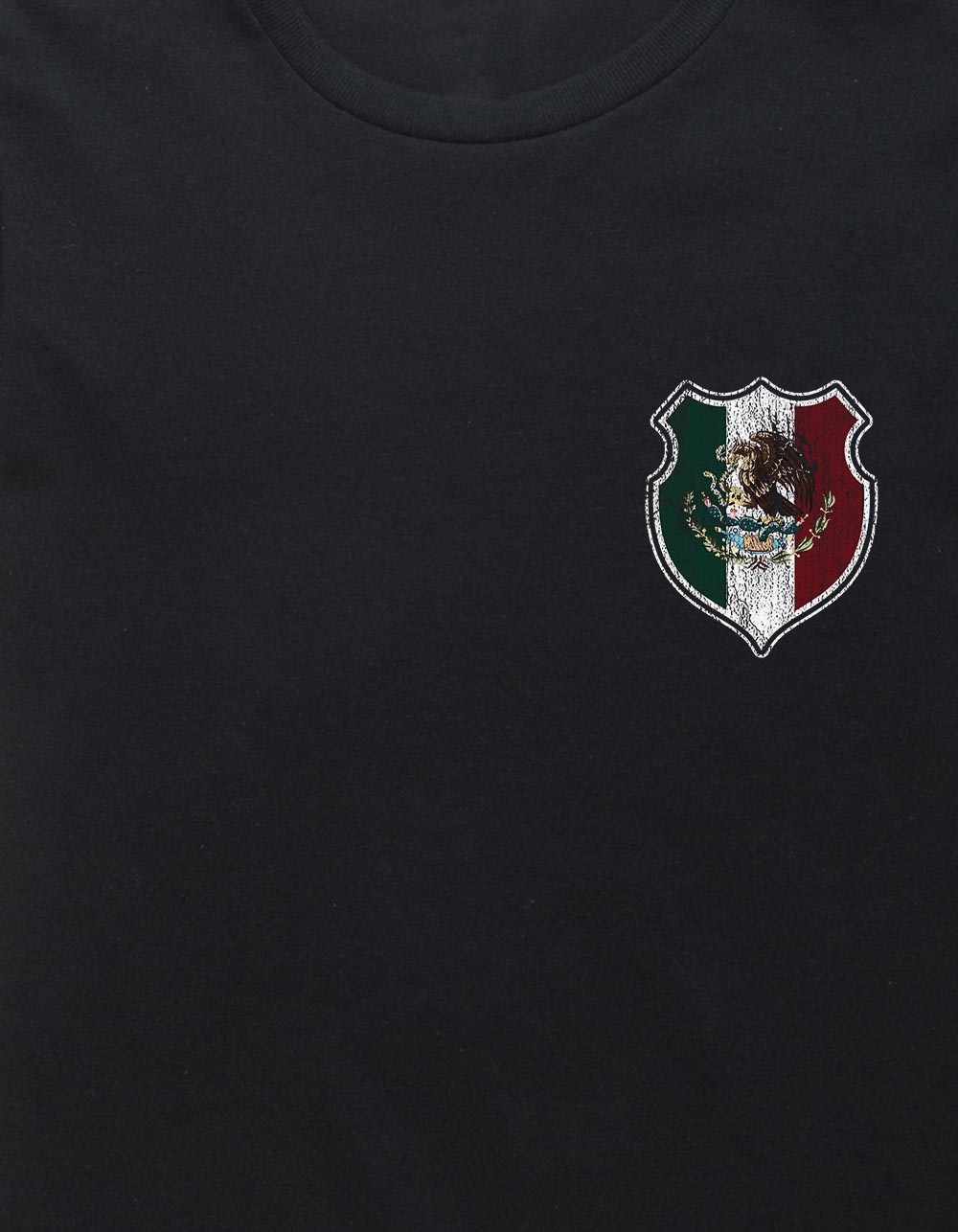 MEXICO Soccer Arena Distressed Unisex Kids Tee - BLACK
