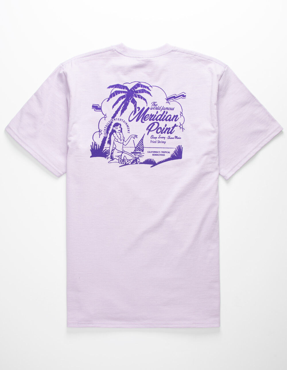 MERIDIAN Da Point Lavender Mens T-Shirt image number 0