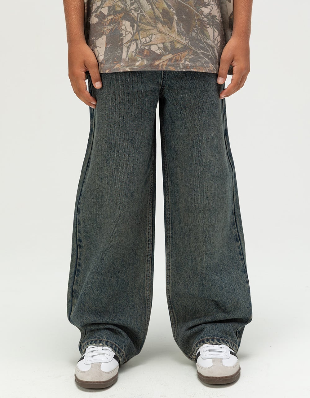 RSQ Boys Extra Baggy Jeans - DRK DRTY DNM