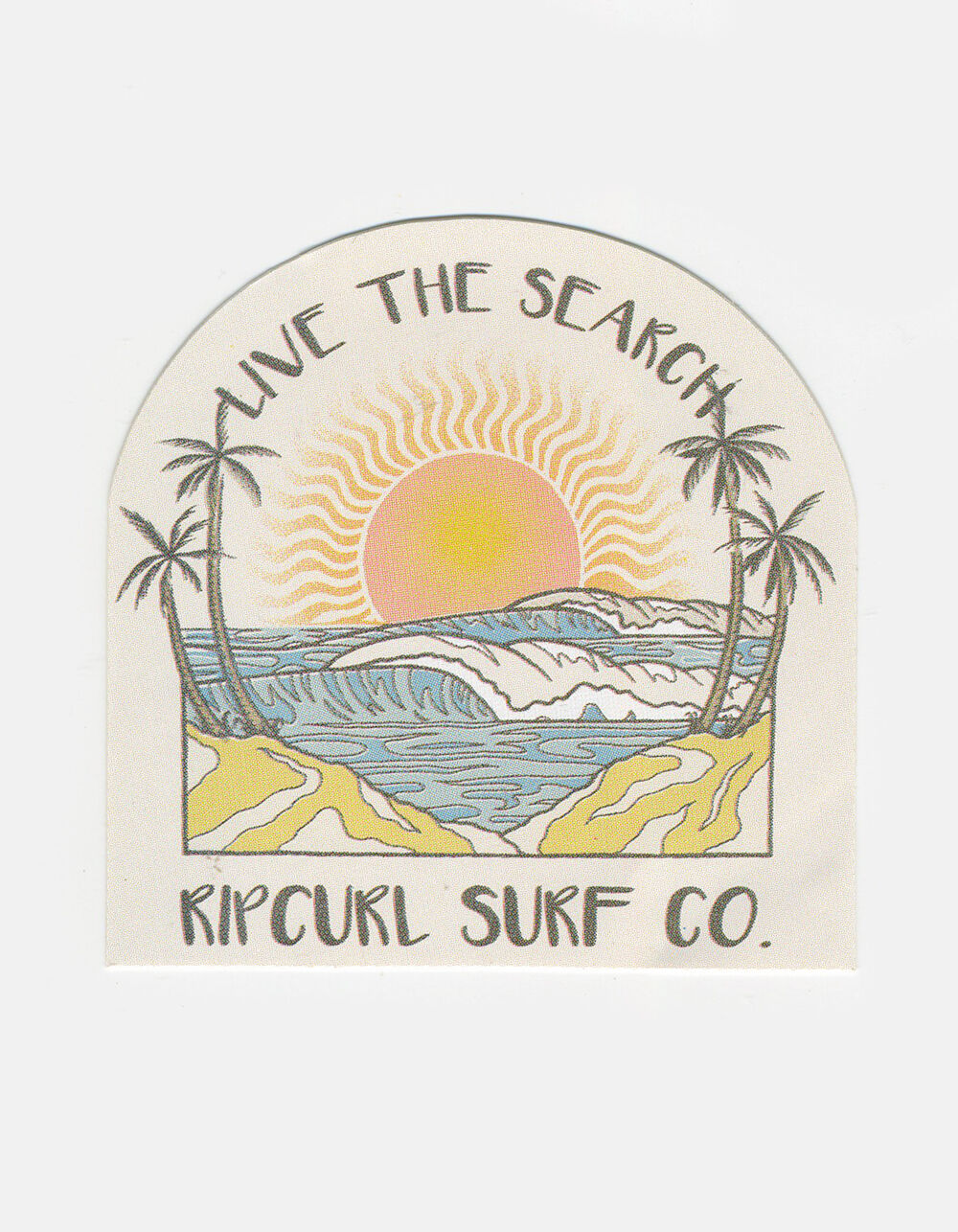Rip Curl " the search " surf sticker 