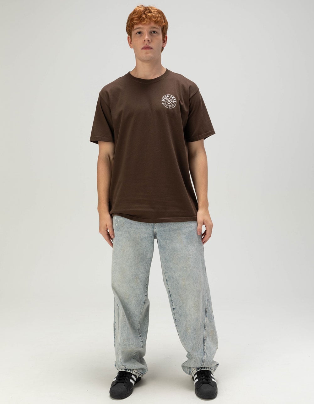 DARK SEAS Moniker Mens Tee - CHOCOLATE