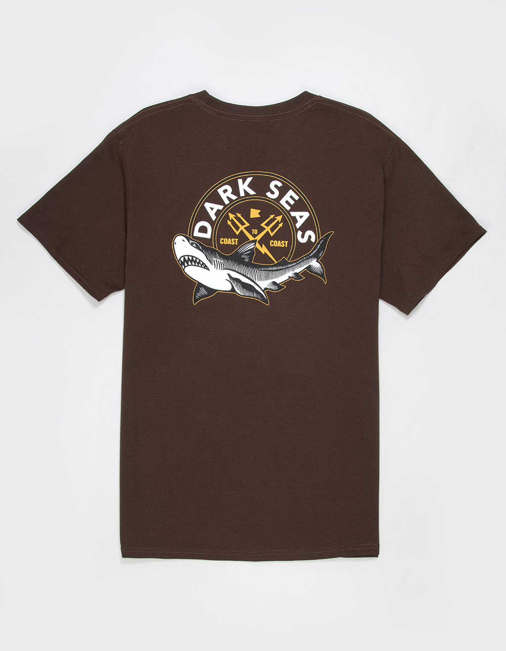DARK SEAS Moniker Mens Tee - CHOCOLATE