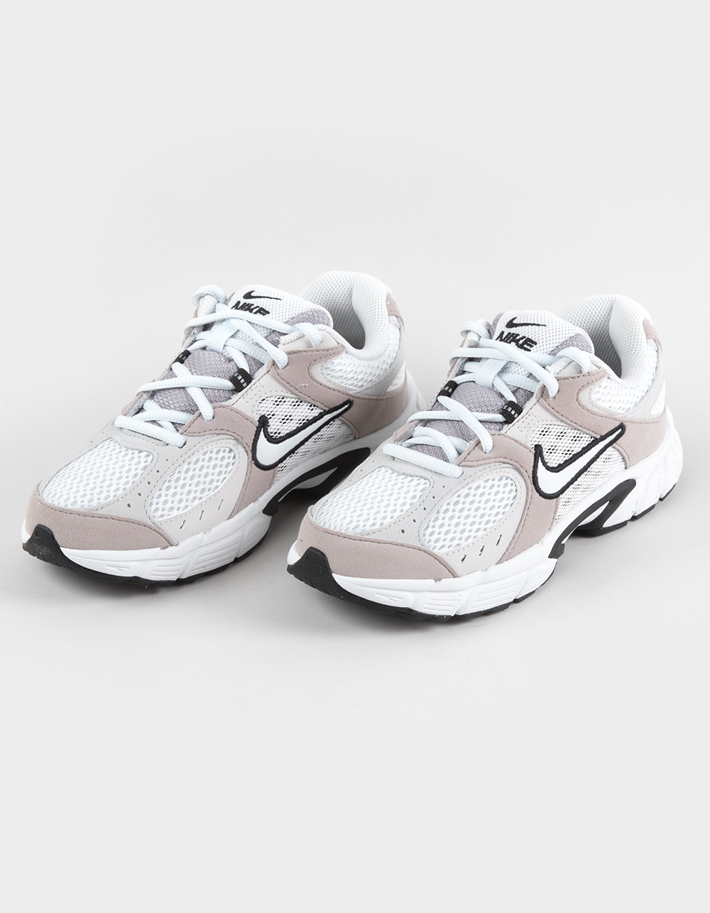 NIKE V5 Runner Suede Girls Shoes - WHT/LT PNK