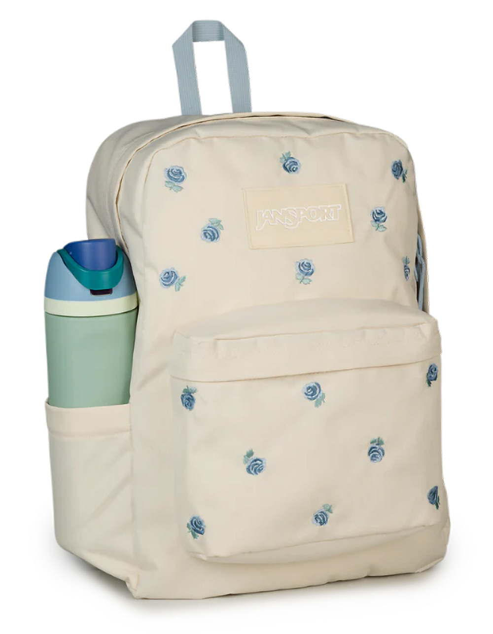 JanSport Superbreak Plus - Just A Rose Embroidery Moon Flower JanSport Superbreak Plus - Just A Rose Embroidery Moon Flower