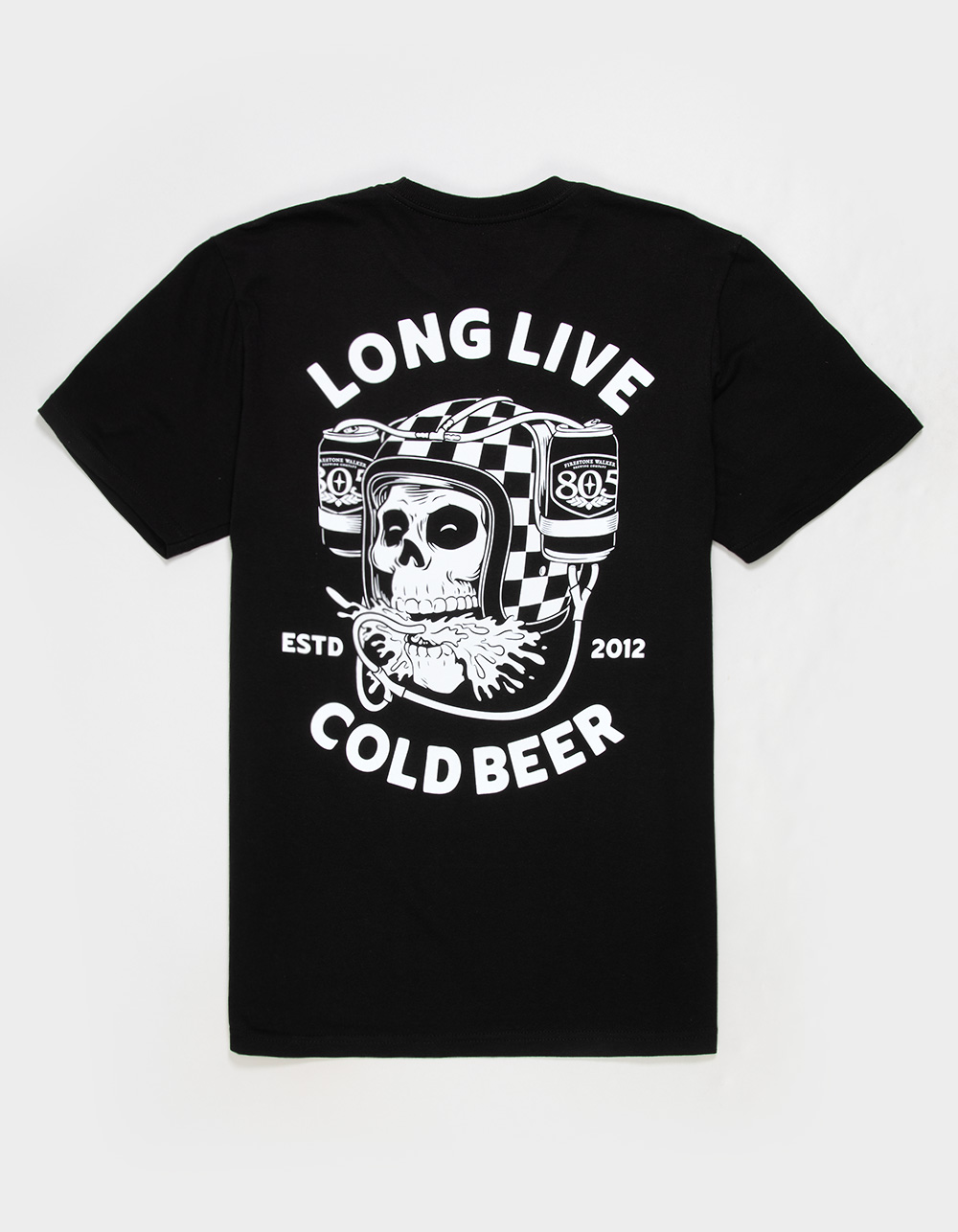 805 Premier Helmet Head Mens Tee - BLACK