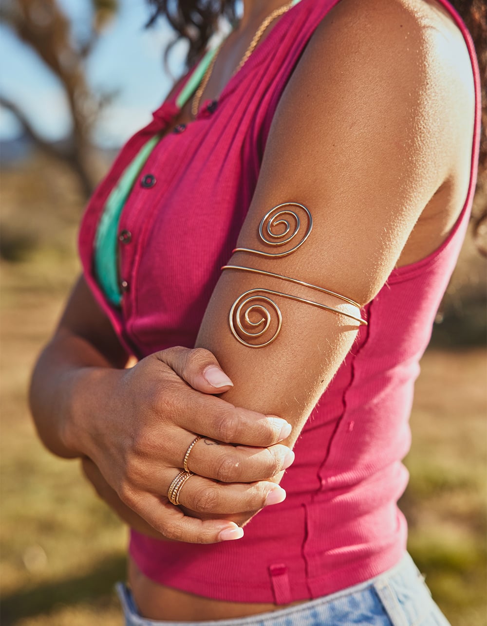 FULL TILT Arm Cuff - GOLD