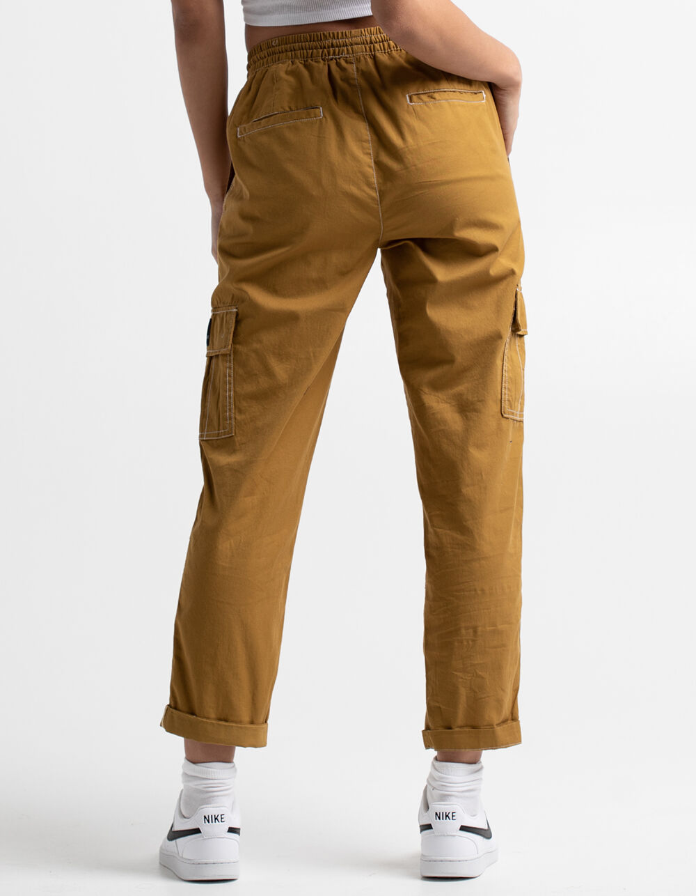 BODY GLOVE Womens Cargo Pants LIGHT BROWN Tillys