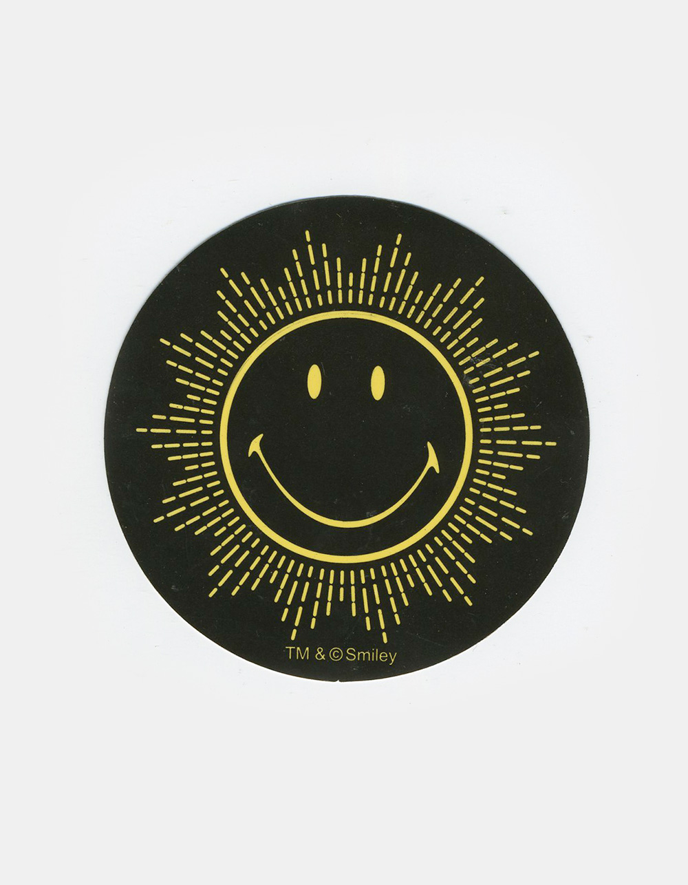 SMILEY Sunburst Sticker - BLACK COMBO