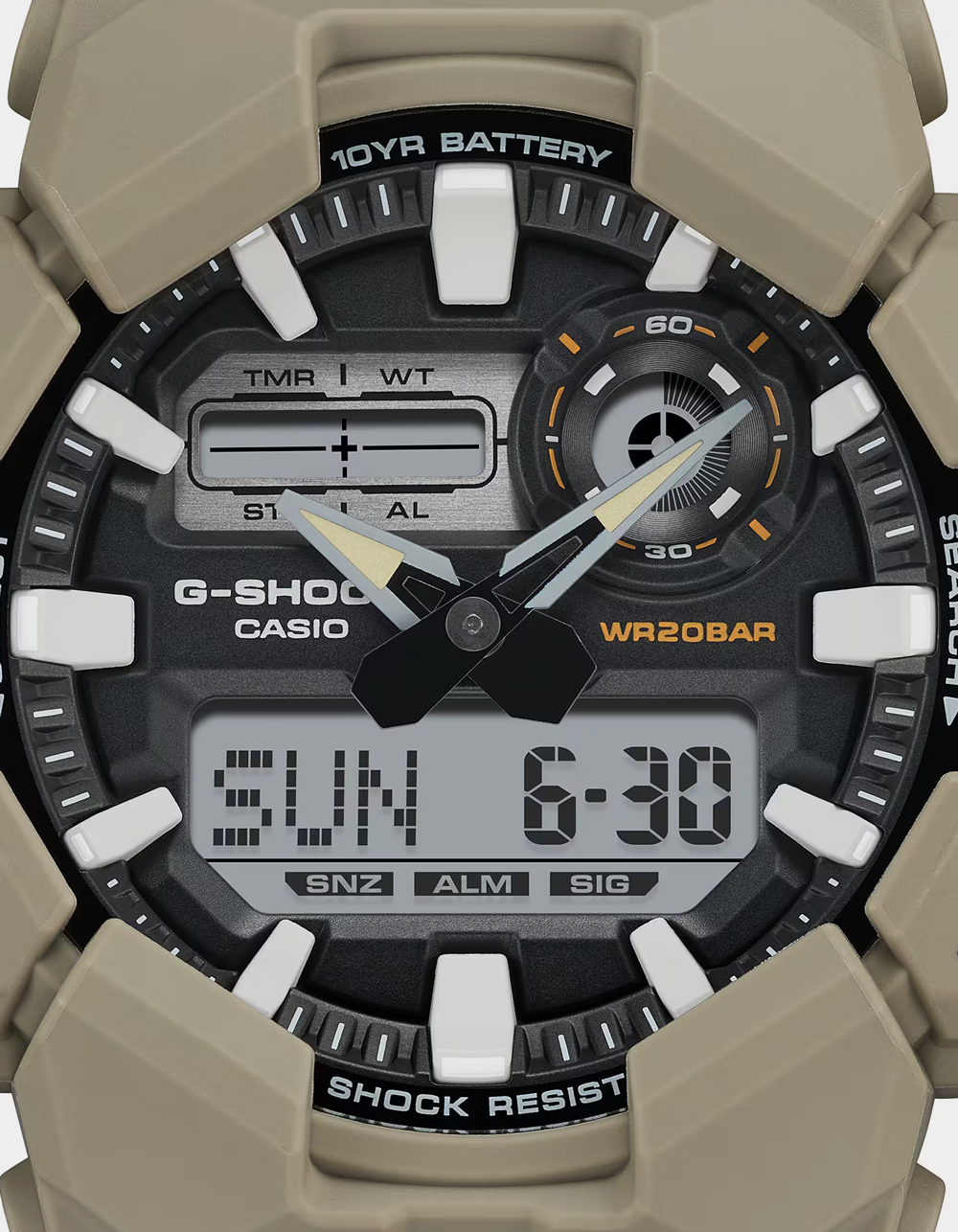 G-SHOCK GA-010-5A Watch - BLACK/BROWN