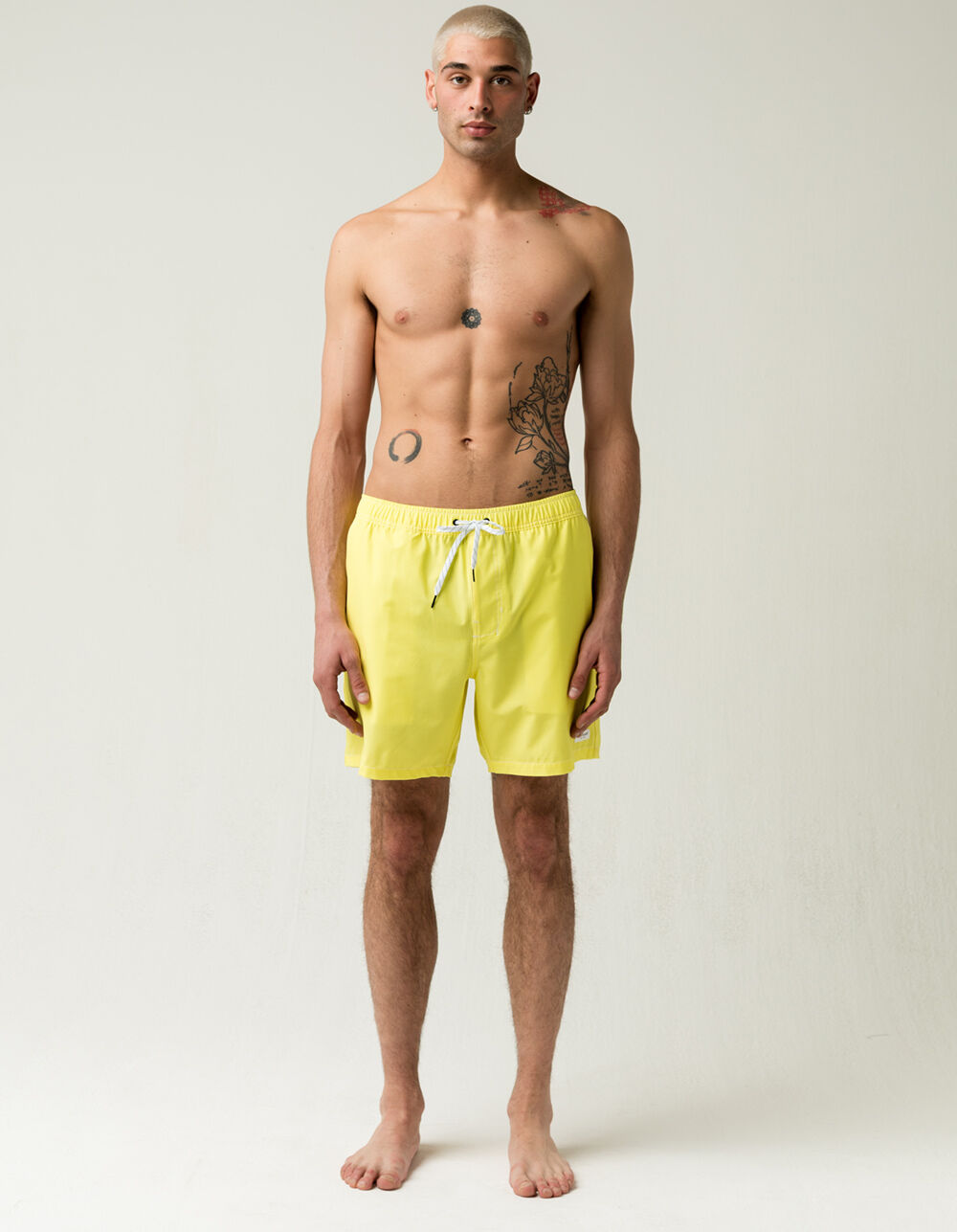 PUBLIC ACCESS Vintage Walker Mens Yellow Volley Shorts - YELLOW | Tillys