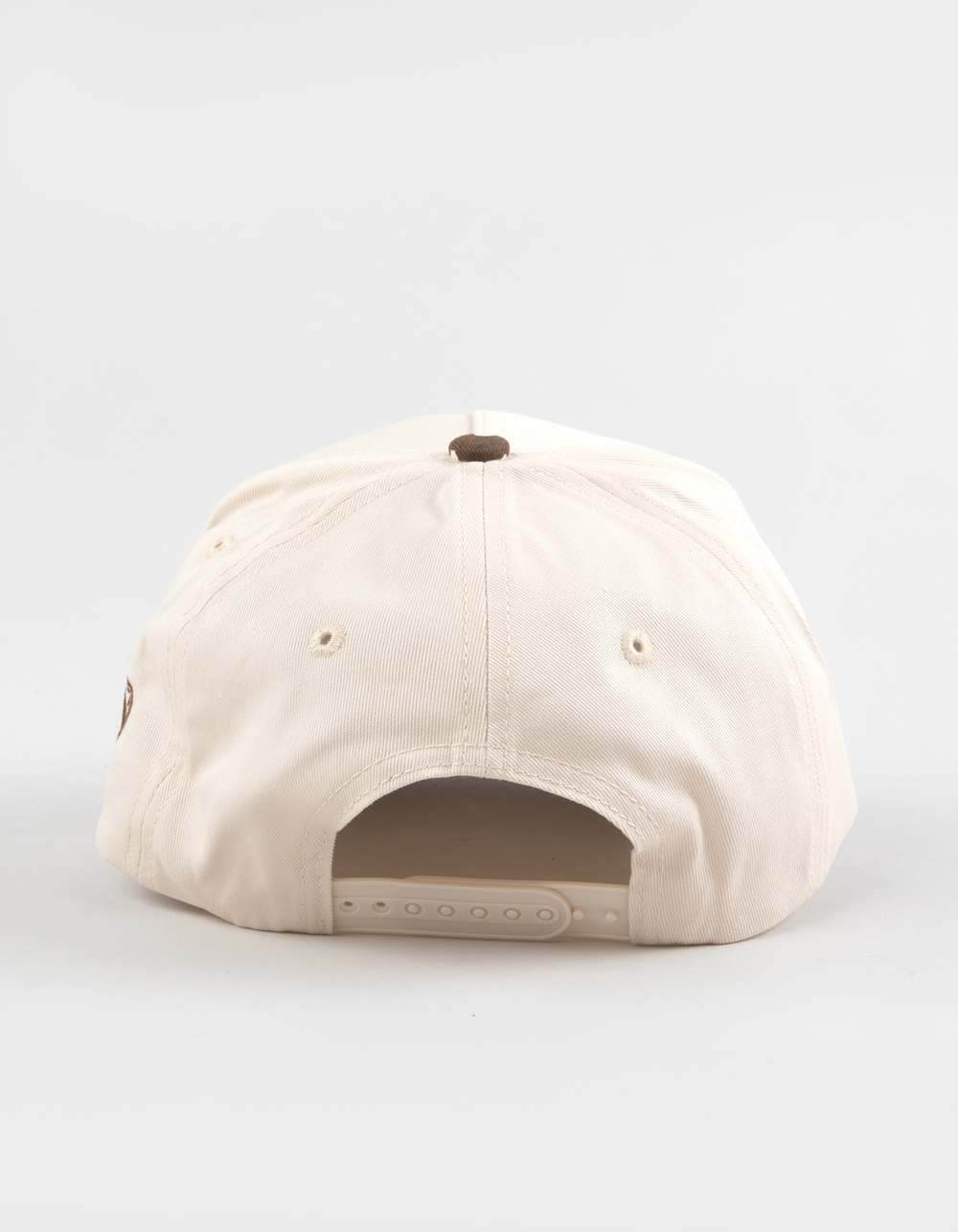 KENZ KUSTOMZ He's Watching Football Womens Snapback Hat - white brown