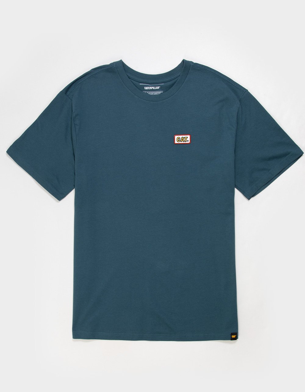 CATERPILLAR Patch Mens Boxy Tee - BLUE