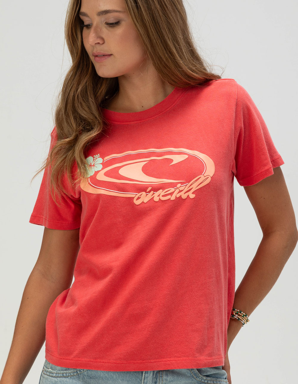 O'NEILL Archive Womens Boy Tee - RED