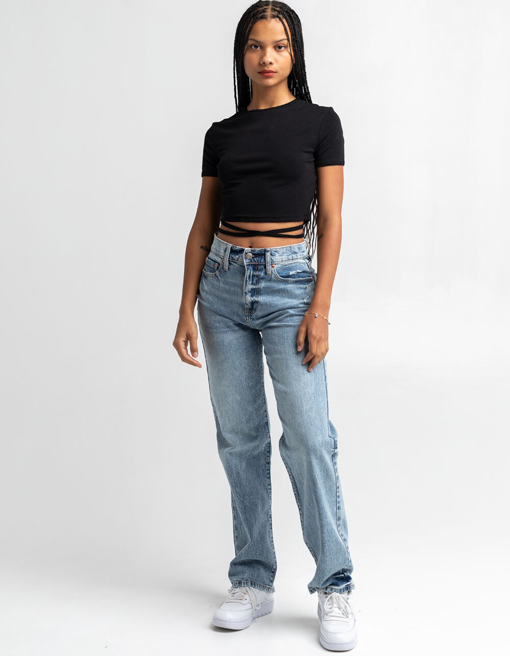 DAZE DENIM Sundaze Womens High Rise Dad Jeans - MEBLS | Tillys