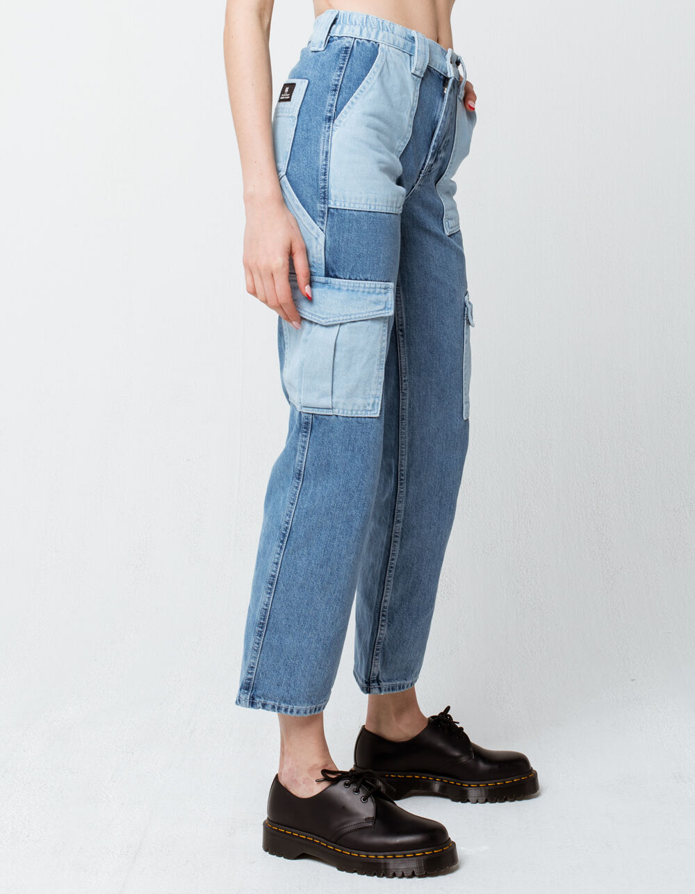 BDG Urban Outfitters Patchwork Skate Womens Jeans - BLUE | Tillys