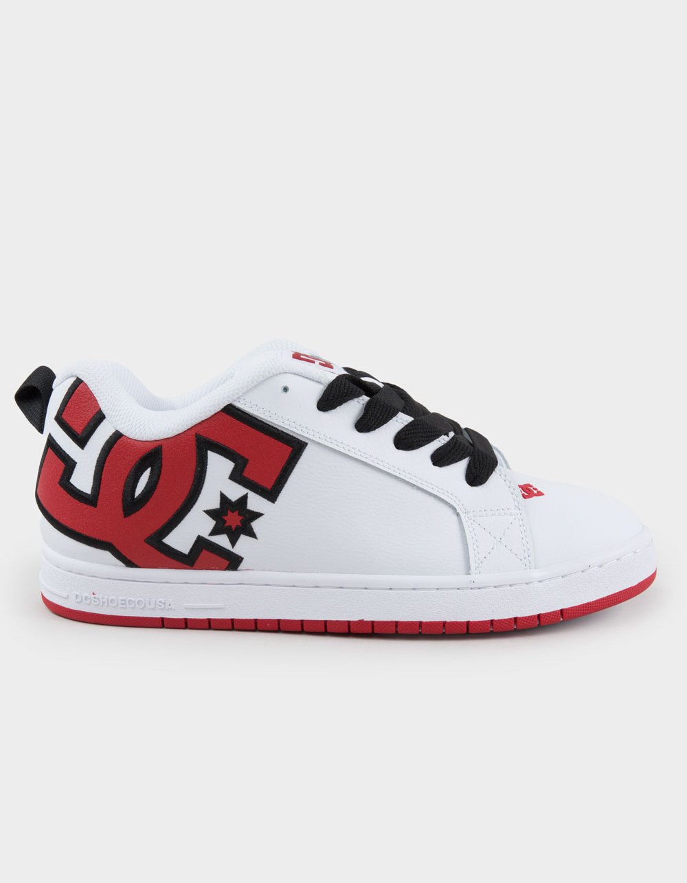 DC Shoes Court Graffik Mens - WHT/RED