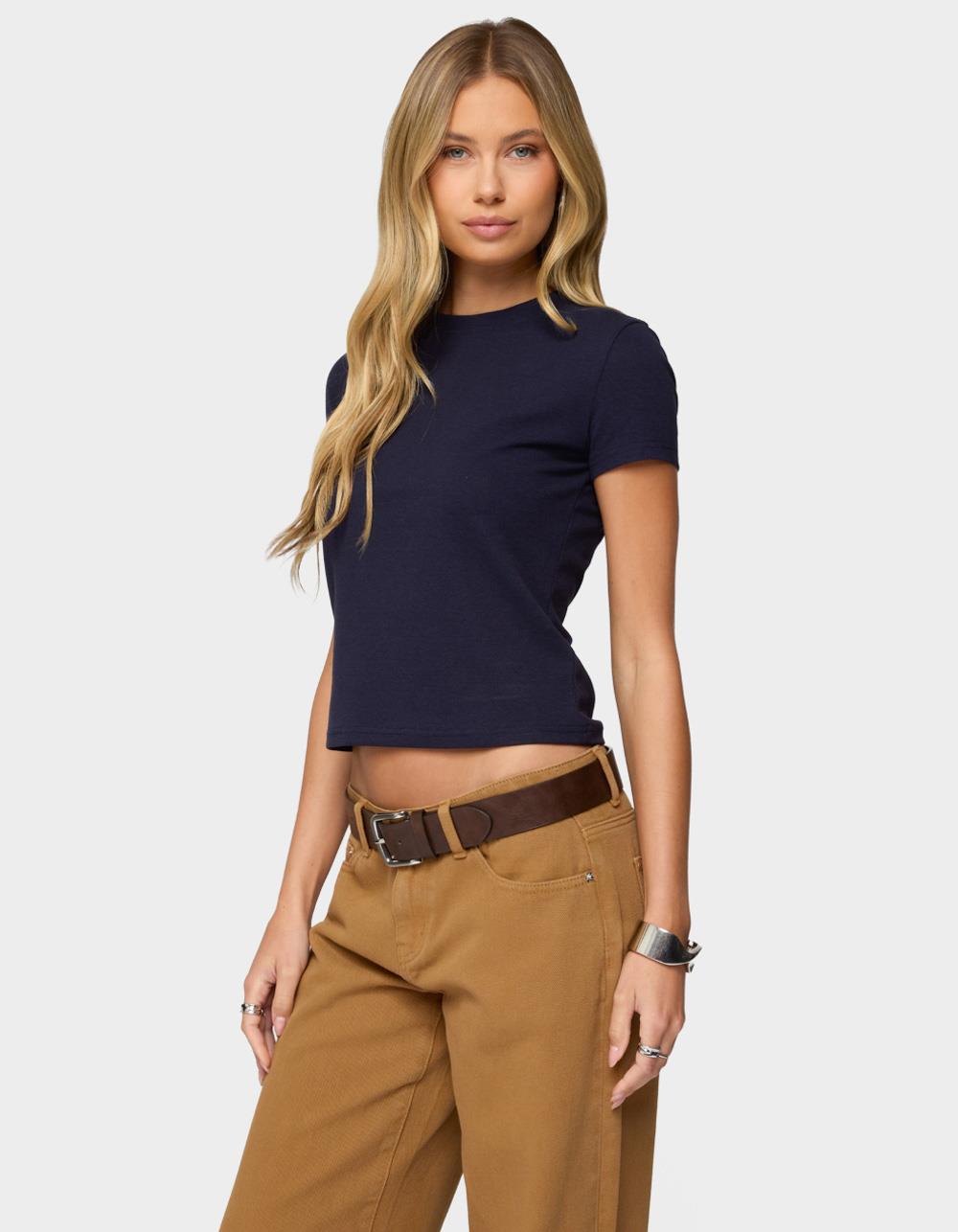 EDIKTED Natalie Tee - NAVY