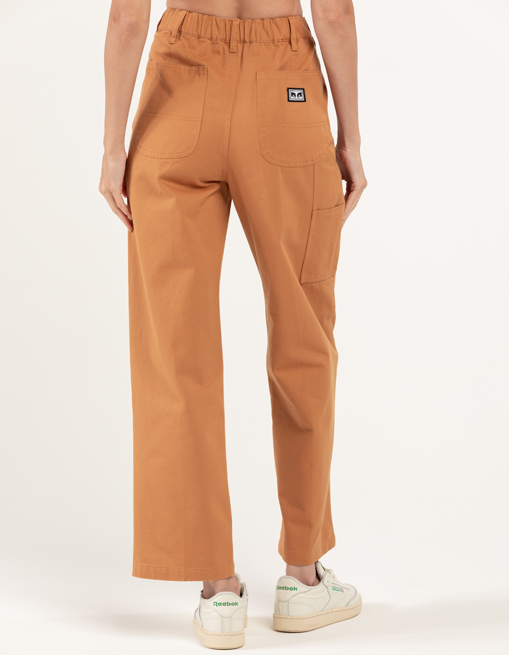 OBEY Brighton Womens Carpenter Pants - LIGHT BROWN