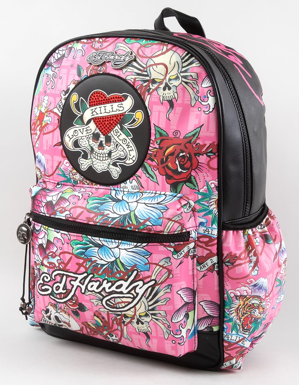 ED HARDY Mina Womens Backpack - PINK