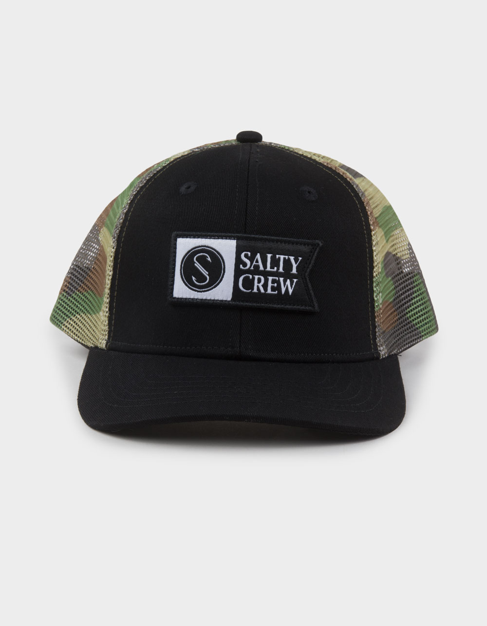 SALTY CREW Pinnacle Boys Trucker Hat - BLACK COMBO