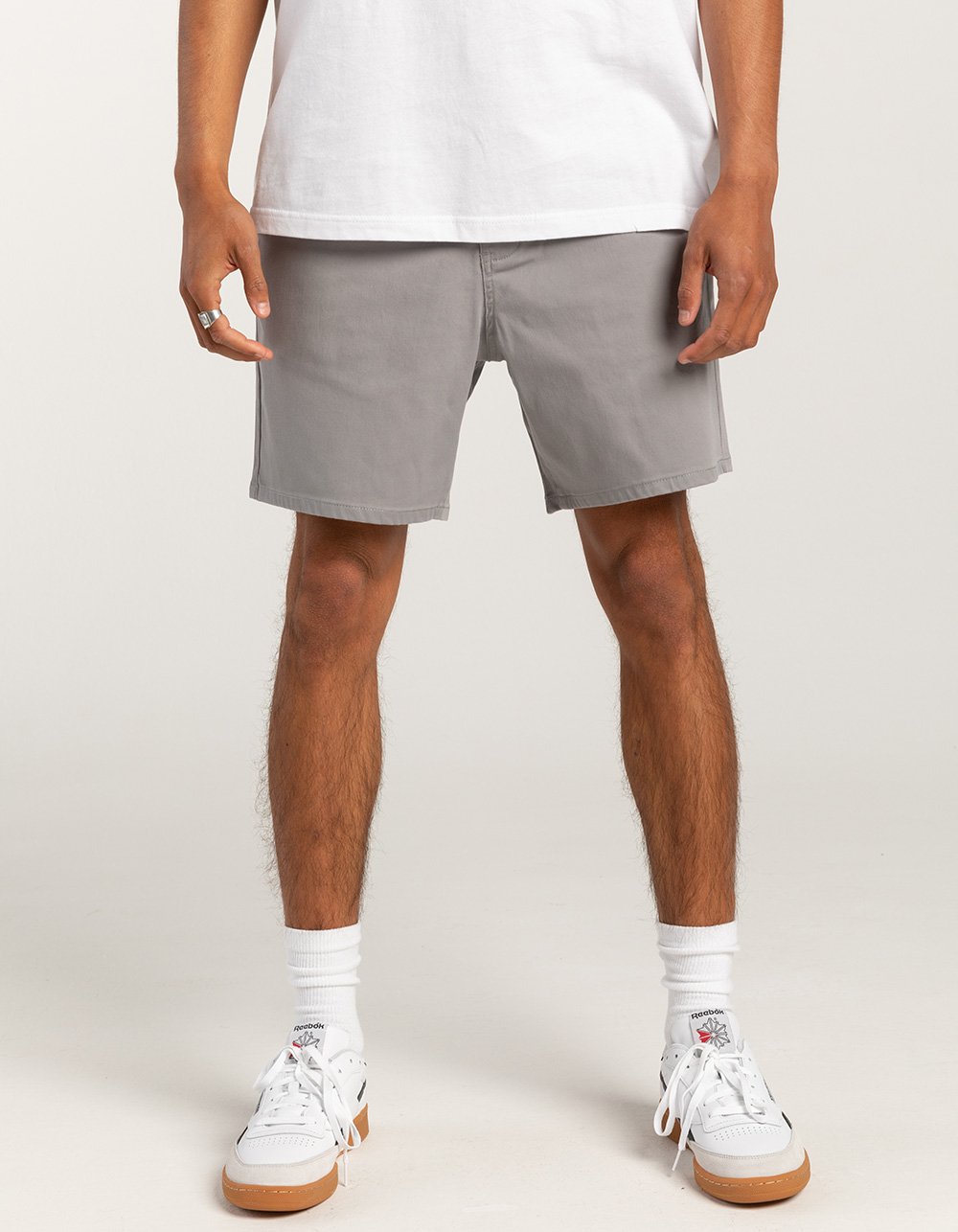 RSQ Mens Short 7" Chino Shorts - LIGHT GRAY