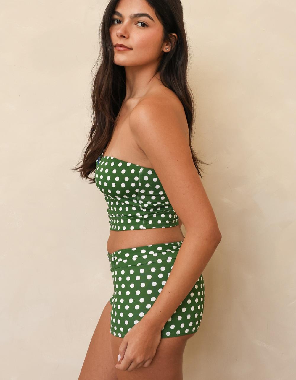 DIPPIN' DAISY'S Canela Tankini Top - GREEN