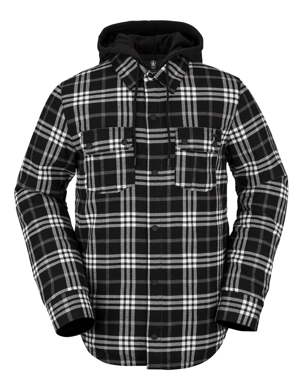 Mens Field Insulated Flannel Jacket BLACK Tillys