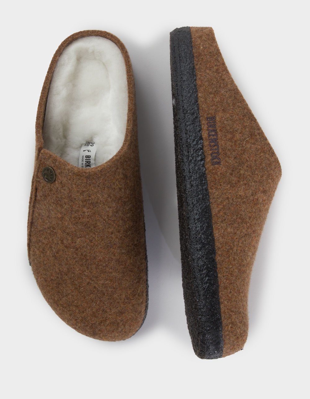 BIRKENSTOCK Zermatt Womens Slippers - TOFFEE
