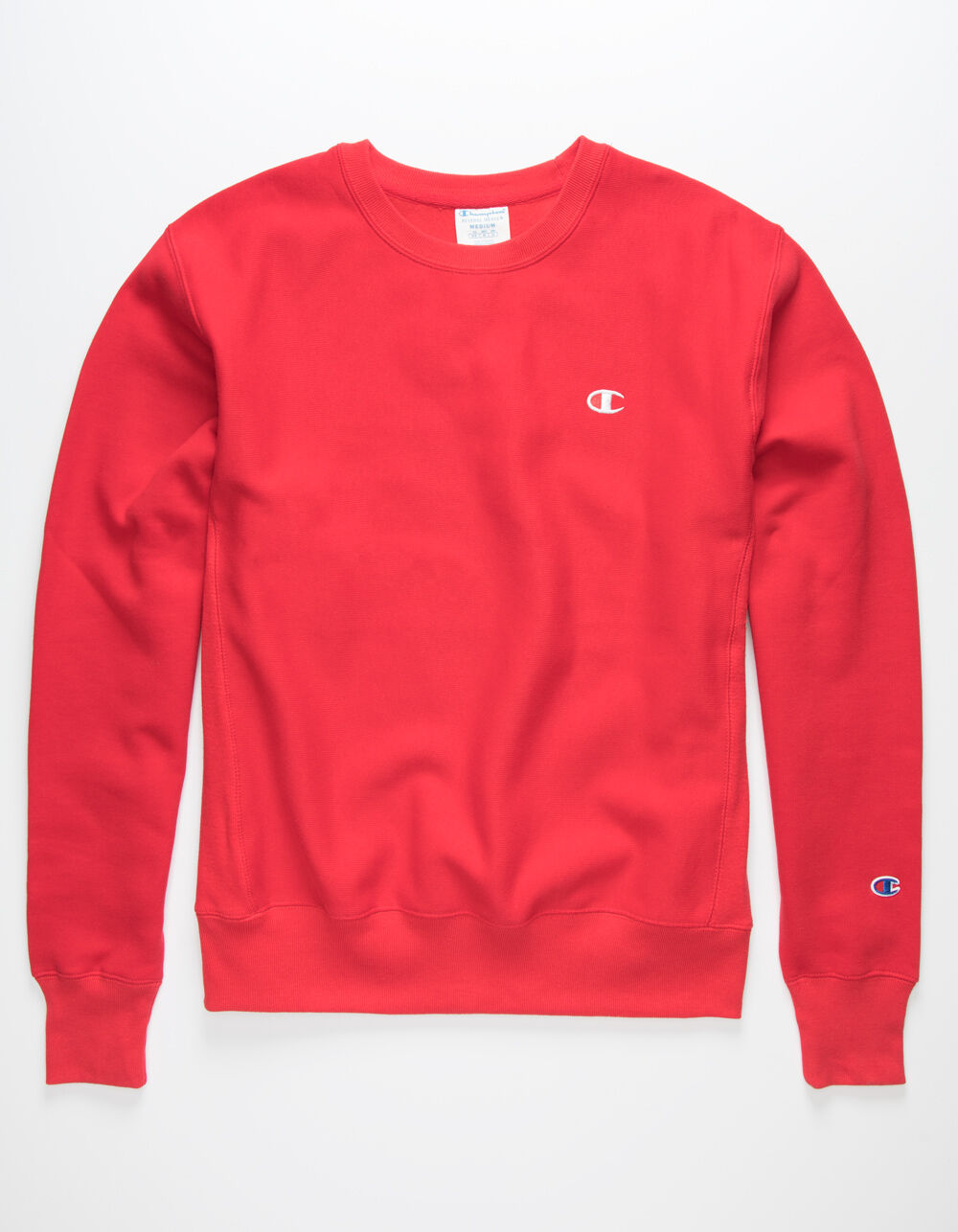 CHAMPION Reverse Weave Red Mens Crew Sweatshirt - RED | Tillys