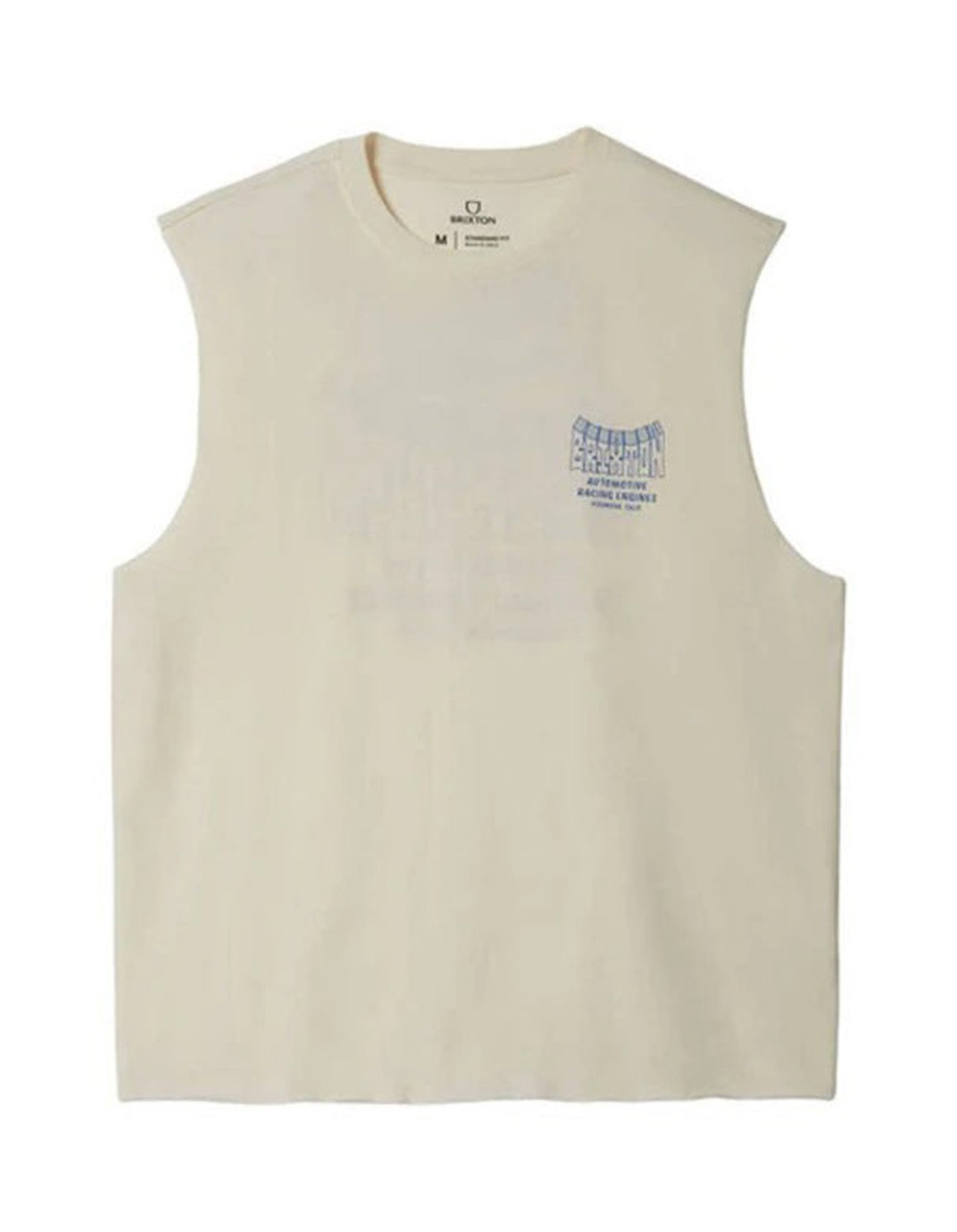 BRIXTON Horsepower Mens Muscle Tee - WHITE