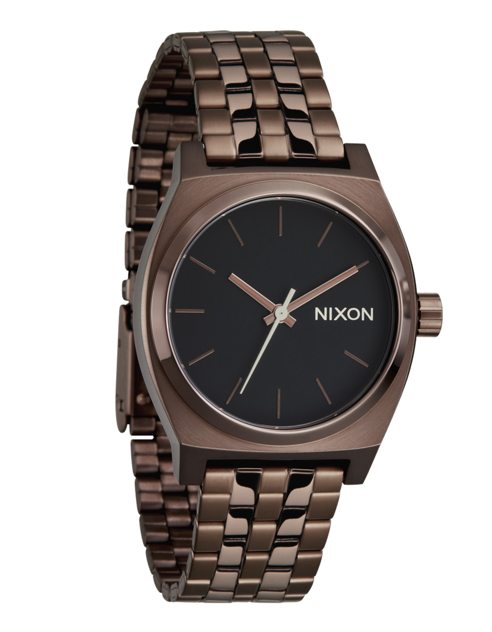 NIXON Medium Time Teller Watch - CHOCOLATE