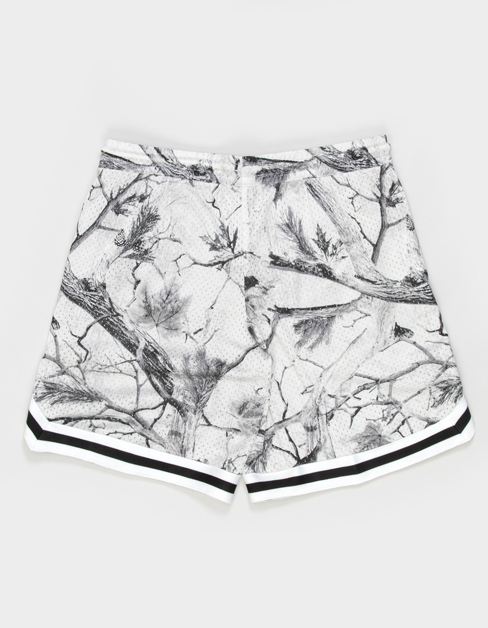 RSQ Boys Ribbed Trim Basketball Shorts - LIGHT GRAY