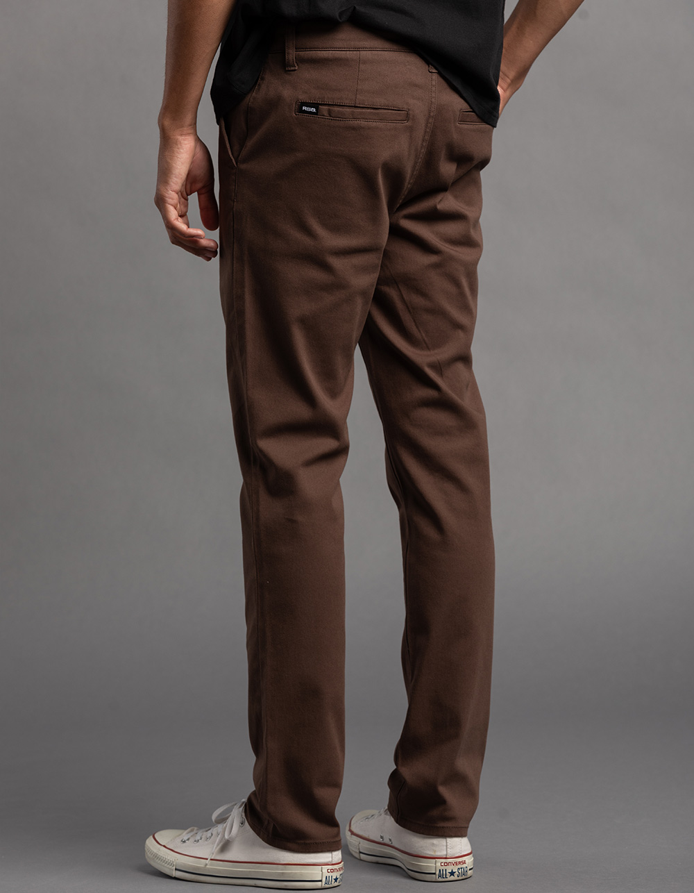 RSQ Mens Slim Chino Pants DARK BROWN Tillys