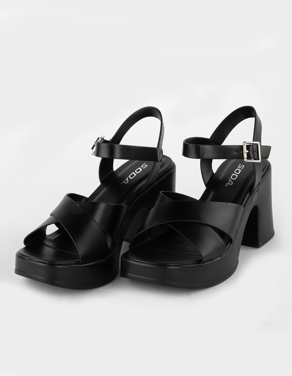 SODA Touch Womens Platform Heel Sandals