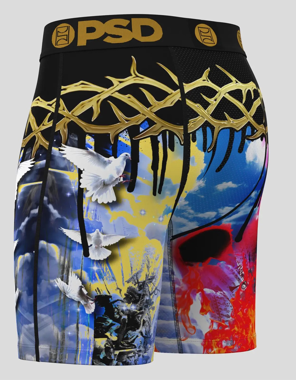 PSD Warface Sinner Mens Boxer Briefs - MULTI