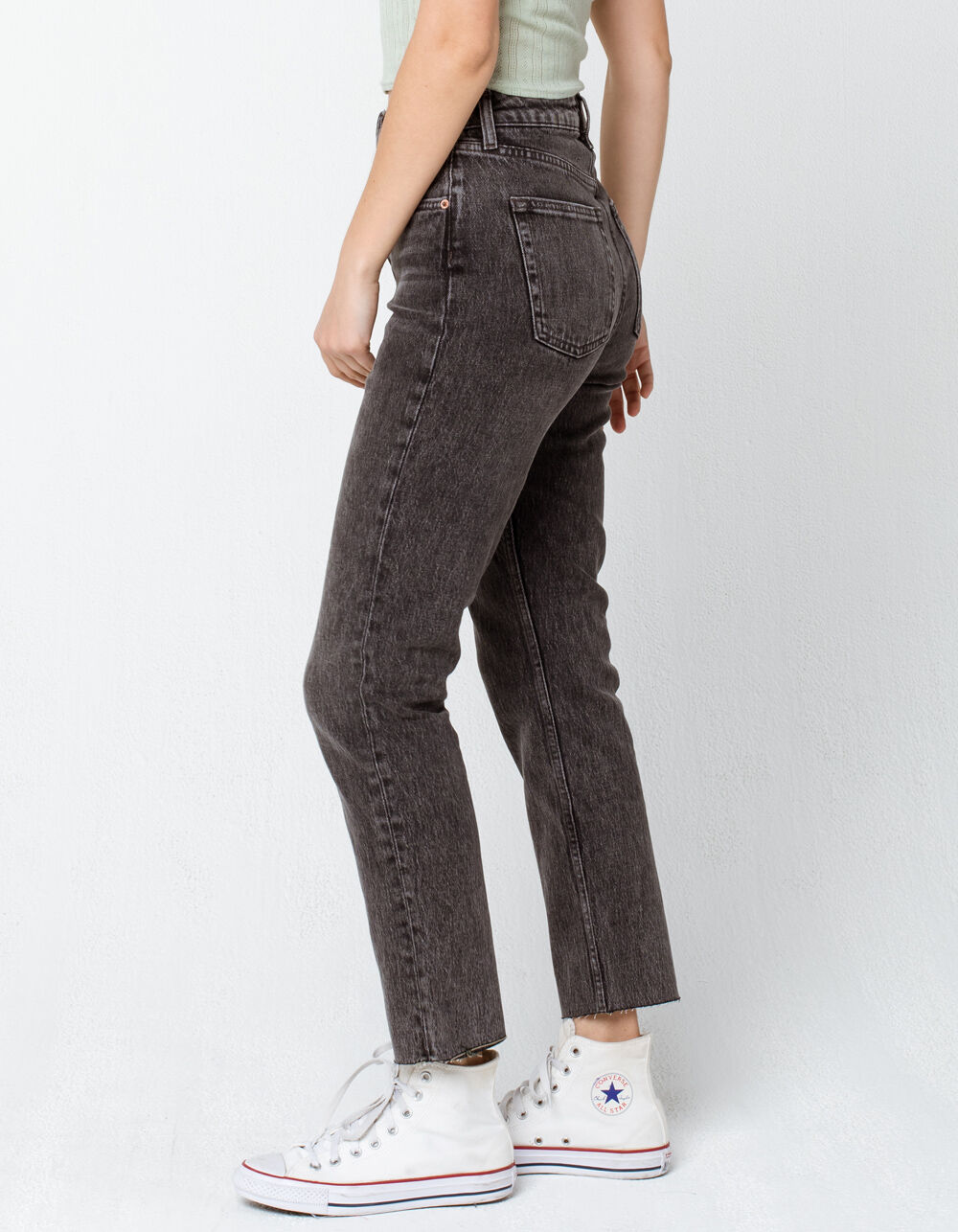 BDG Urban Outfitters Dillon Slim Straight Womens Jeans - GRAY DENIM ...