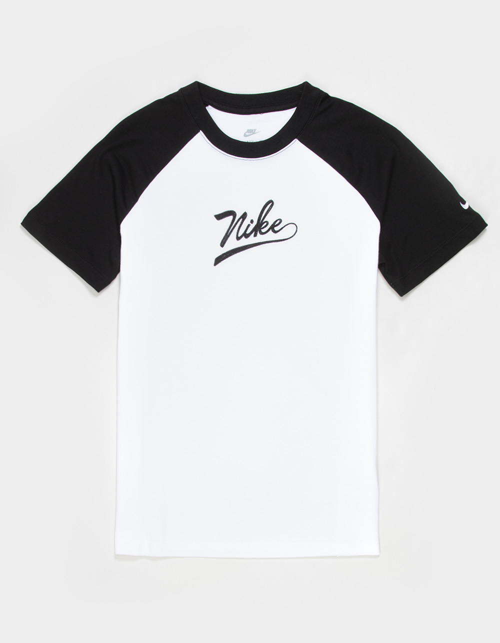 NIKE Script Boys Raglan Tee - BLK/WHT
