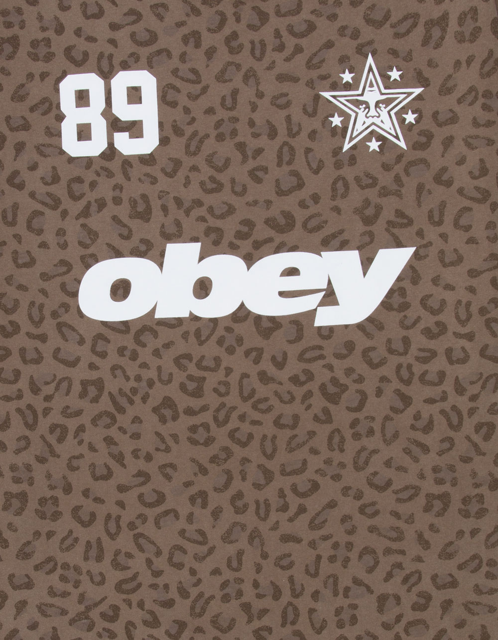 OBEY Rewind Mens Tee - LEOPARD BROWN