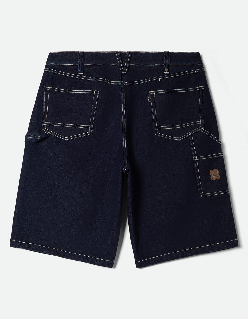 BRIXTON Builders Mens Carpenter Shorts - RINSE INDIGO