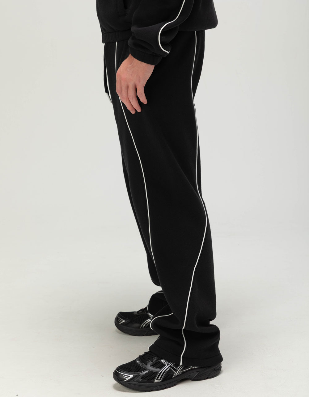 RSQ Mens Loose Sweatpants - BLACK