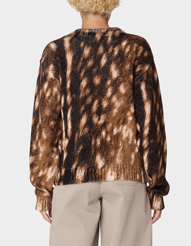 OBEY Fawn Womens Sweater - BROWN