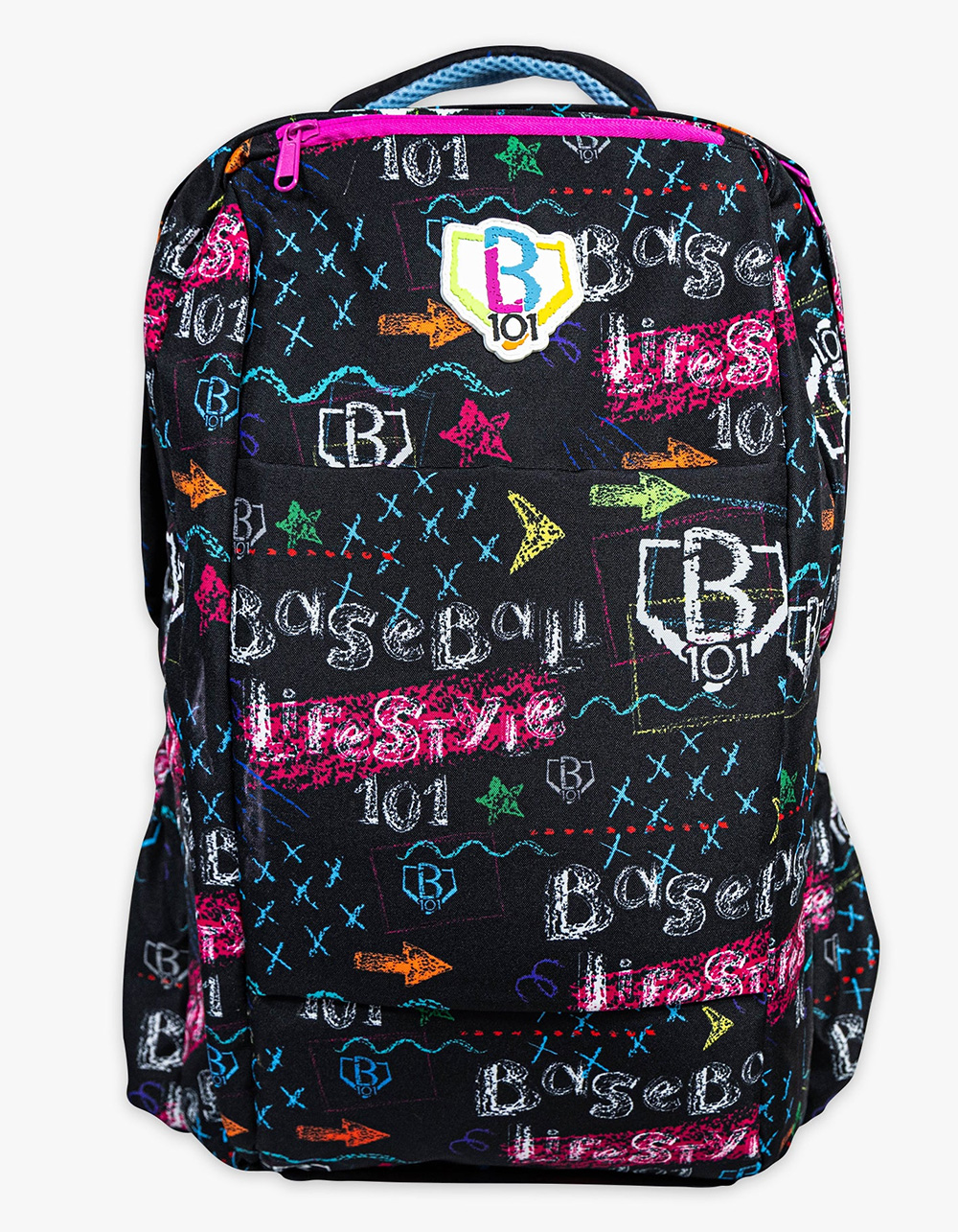 BASEBALL LIFESTYLE 101 Chalkboard Backpack - BLACK COMBO