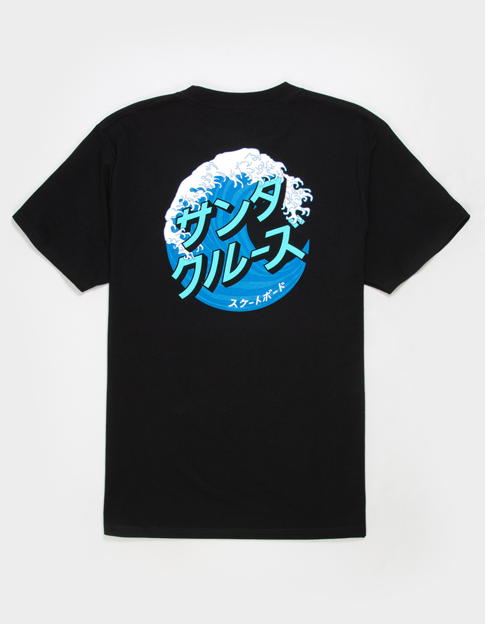 SANTA CRUZ Kanji Wave Dot Mens Tee - BLACK