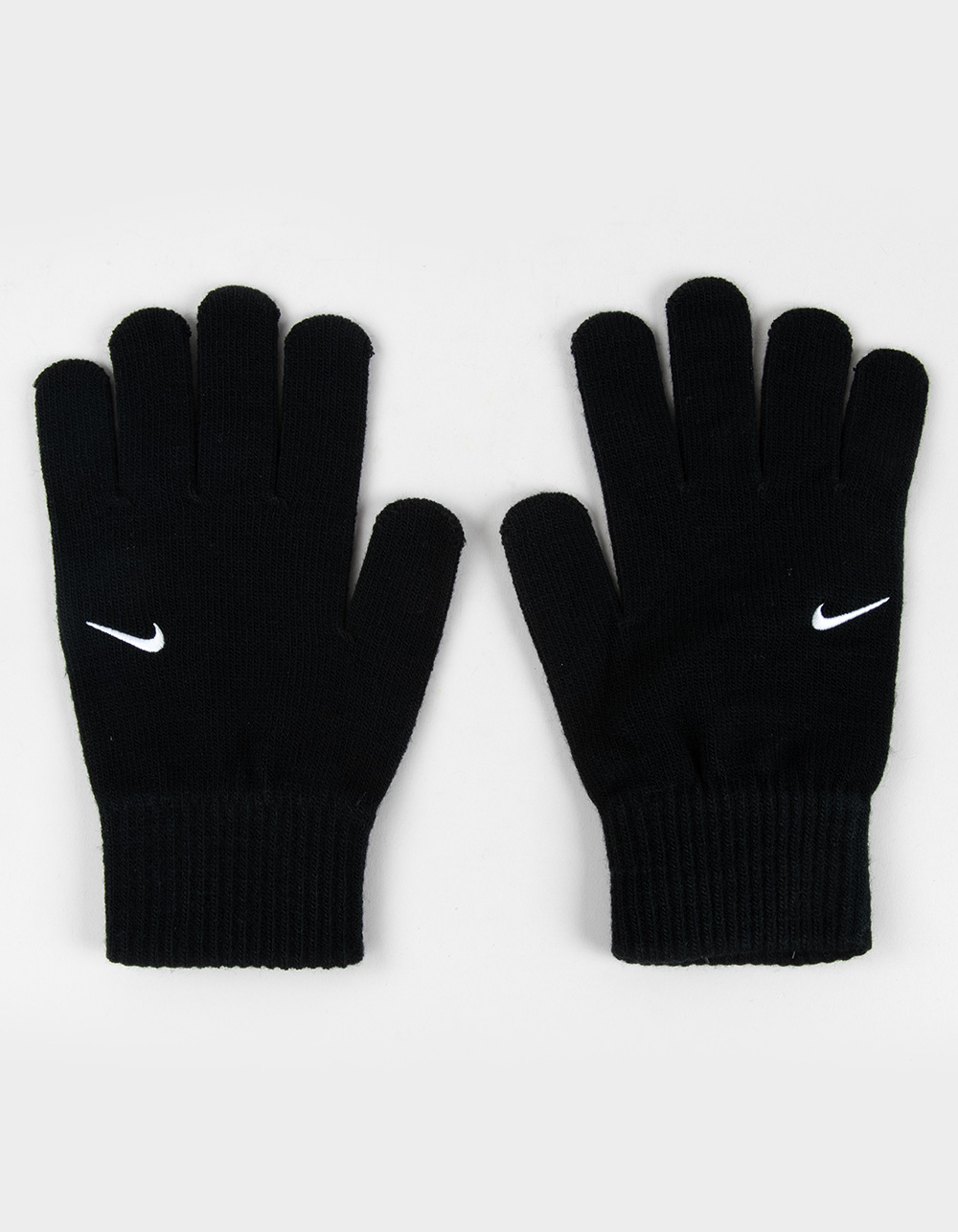 NIKE Swoosh TG 2.0 Knit Gloves - BLACK