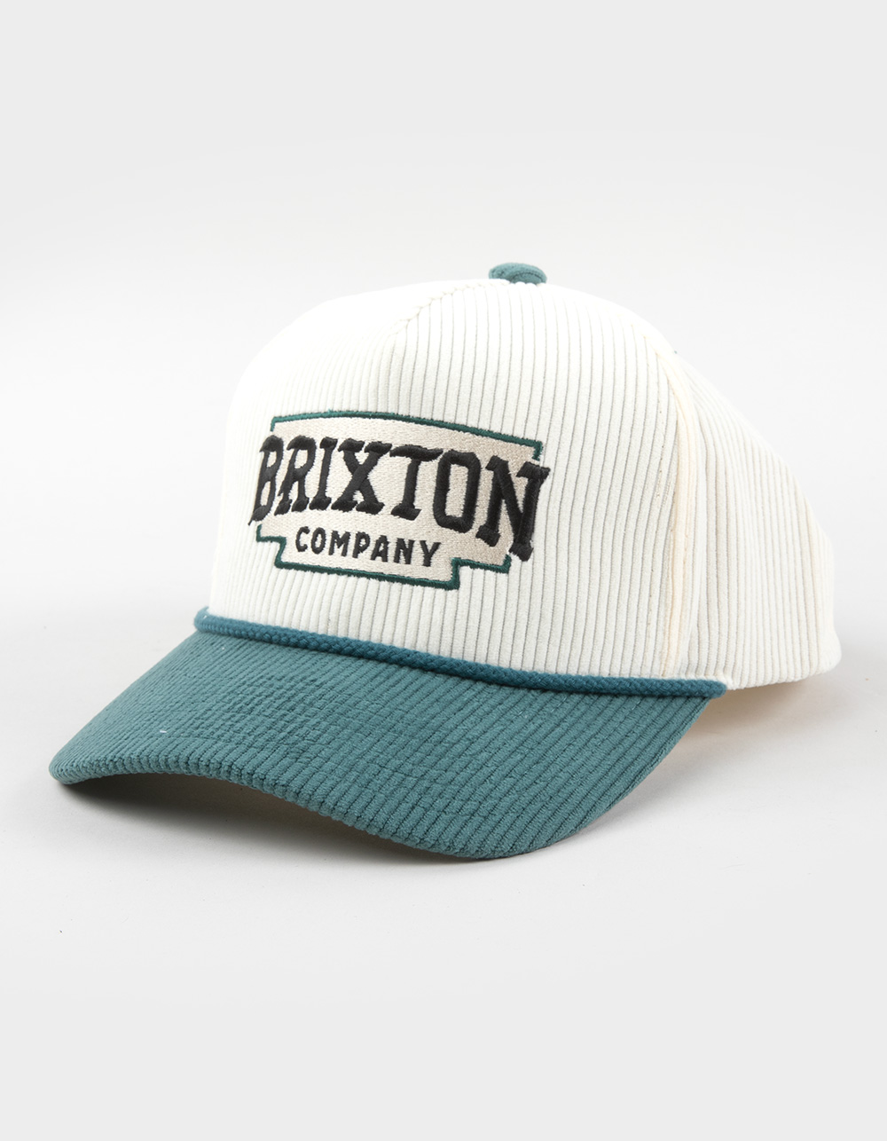 BRIXTON Pierson Corduroy NetPlus® Snapback Hat - GREEN COMBO