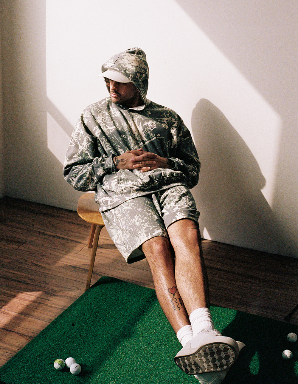 WASTE MANAGEMENT Phoenix Open Mens Sweat Shorts - CAMO