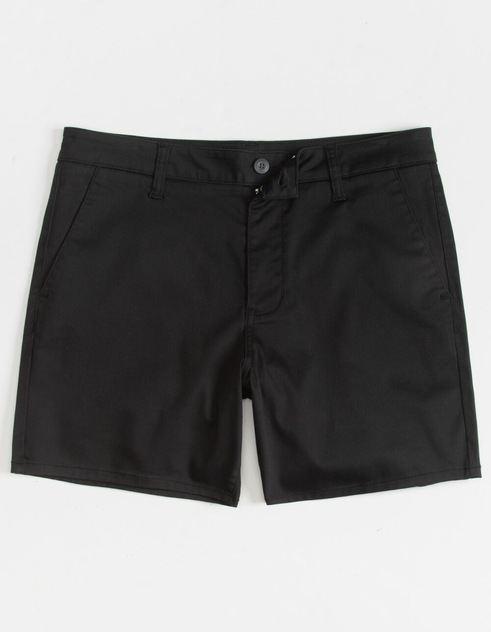 RSQ Mens Shorter 6" Chino Shorts - BLACK