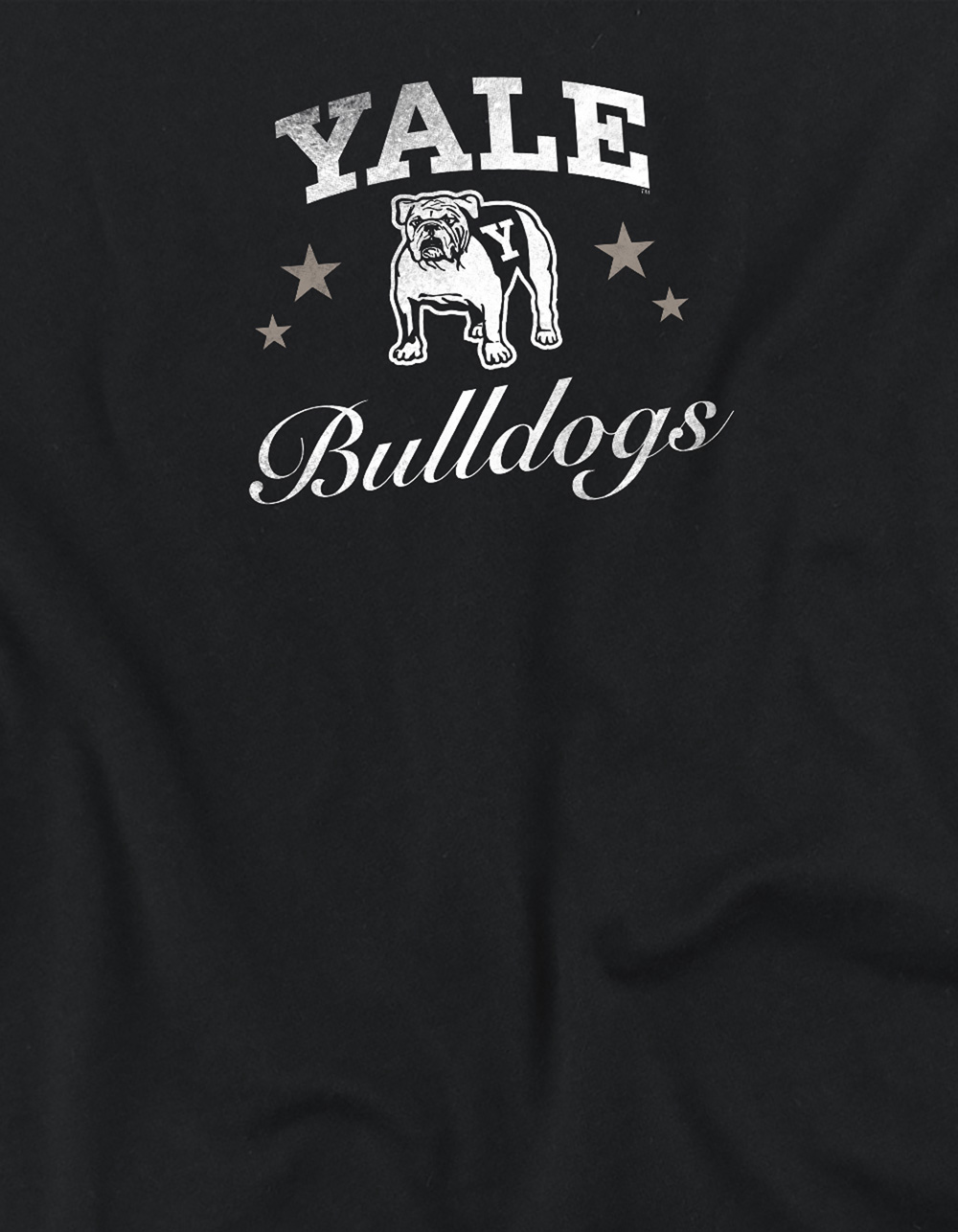 YALE UNIVERSITY Bulldogs Womens Cropped Tee